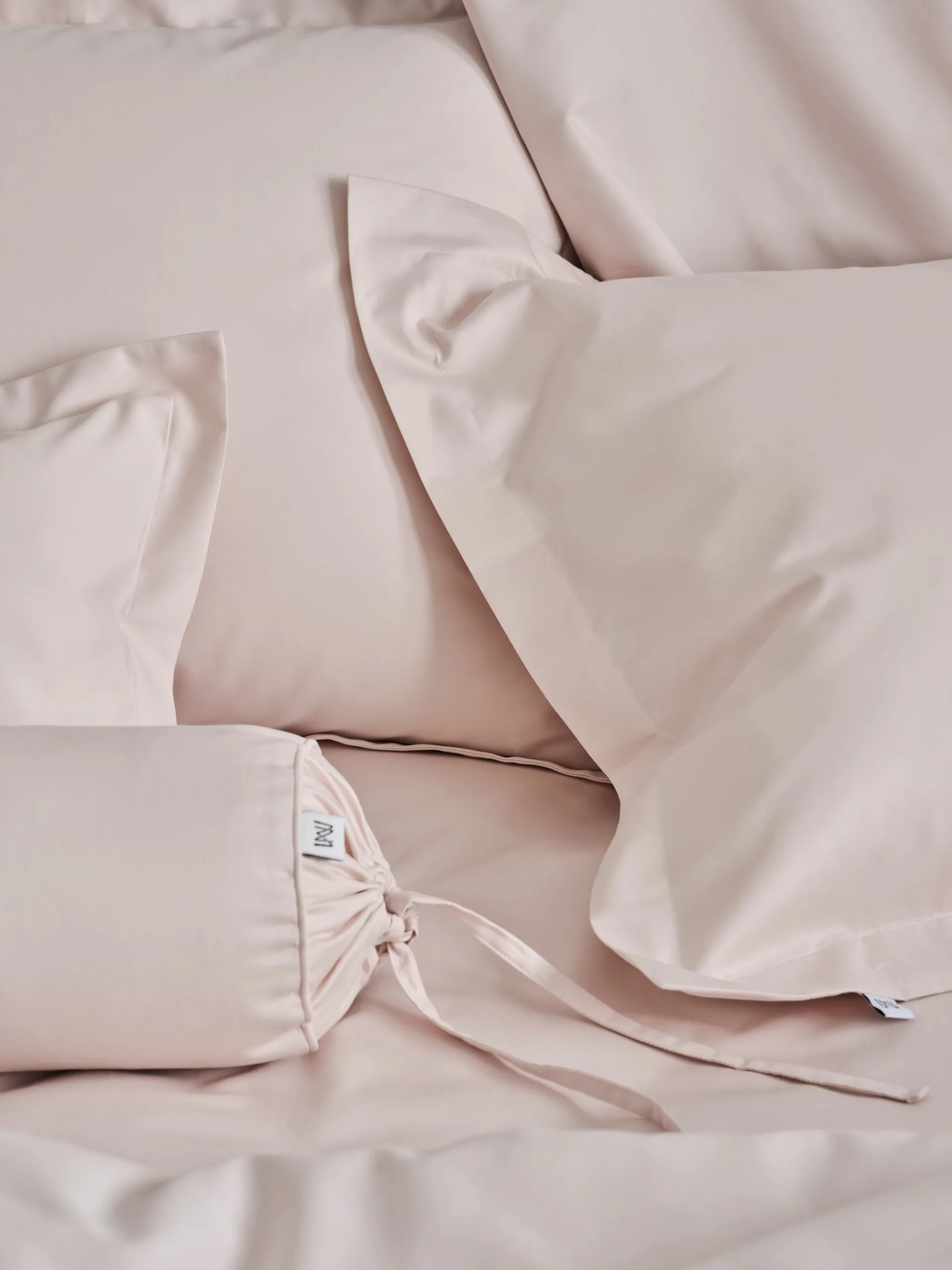 Satina plain örngott, Rosa, 50x90 cm Mille Notti