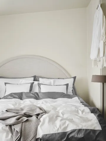 Sobrio Påslakan - Grå, 220x220 cm - Mille Notti