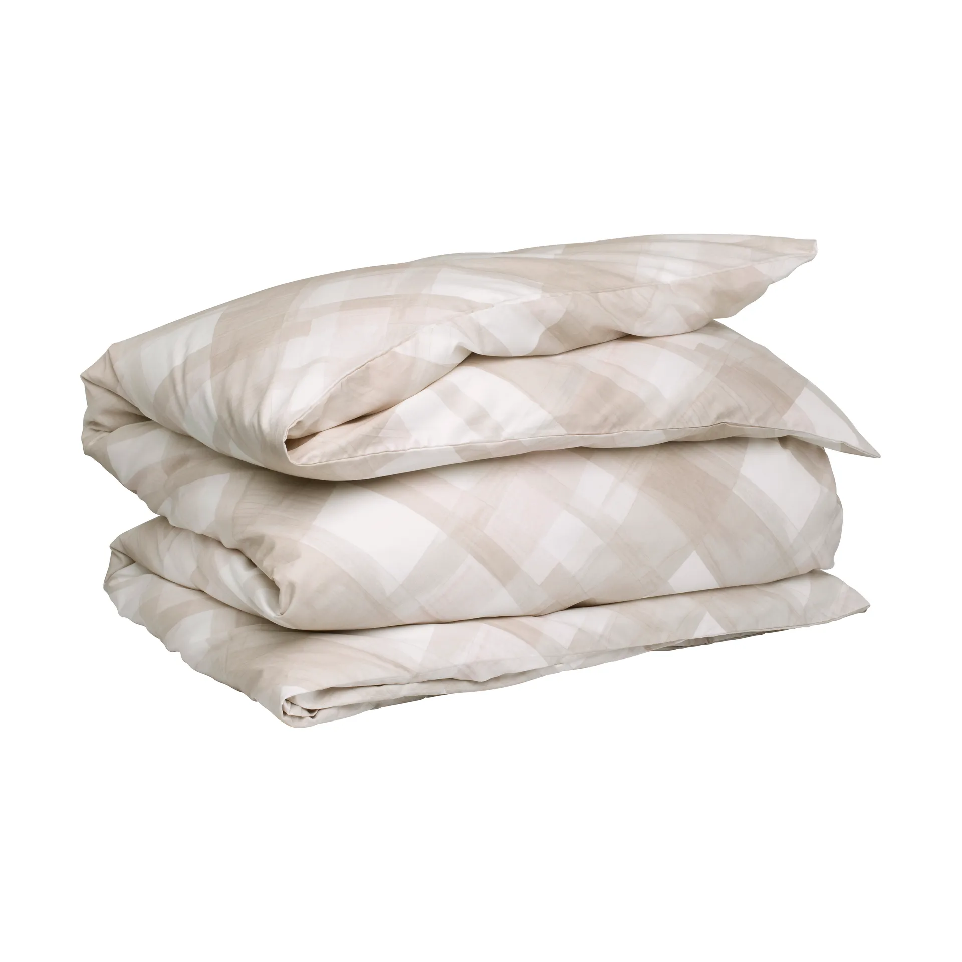 Spazzola påslakan, Beige, 220x220 cm Mille Notti