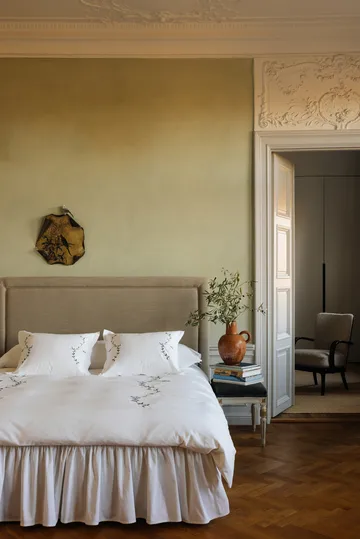 Vivace påslakan - Grön, 150x210 cm - Mille Notti