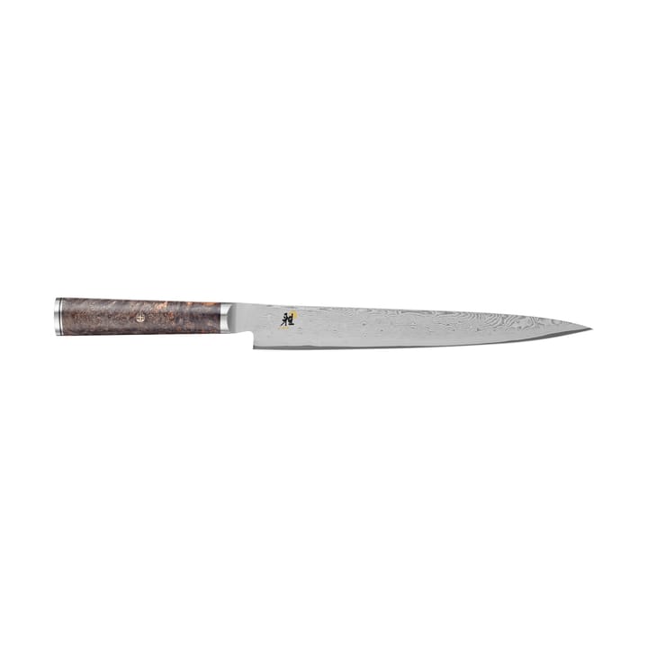 Black 5000MCD 67 sujihiki filékniv 24 cm - Damaskus-brun - Miyabi