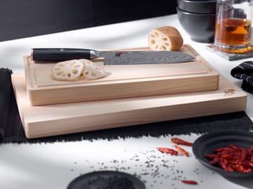 Raw 5000FCD kockkniv gyutoh 24 cm - Damaskus-svart - Miyabi