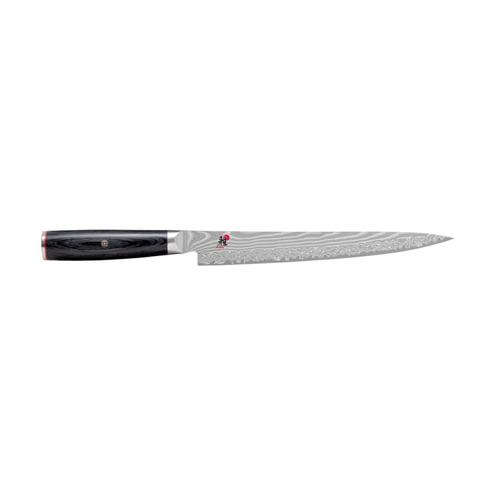 Raw 5000FCD sujihiki filékniv 24 cm - Damaskus-svart - Miyabi