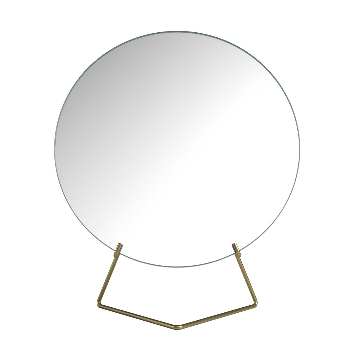MOEBE Bordsspegel 30 cm Brass | Skandinavisk Design | Bordsspeglar | Guldfärgad