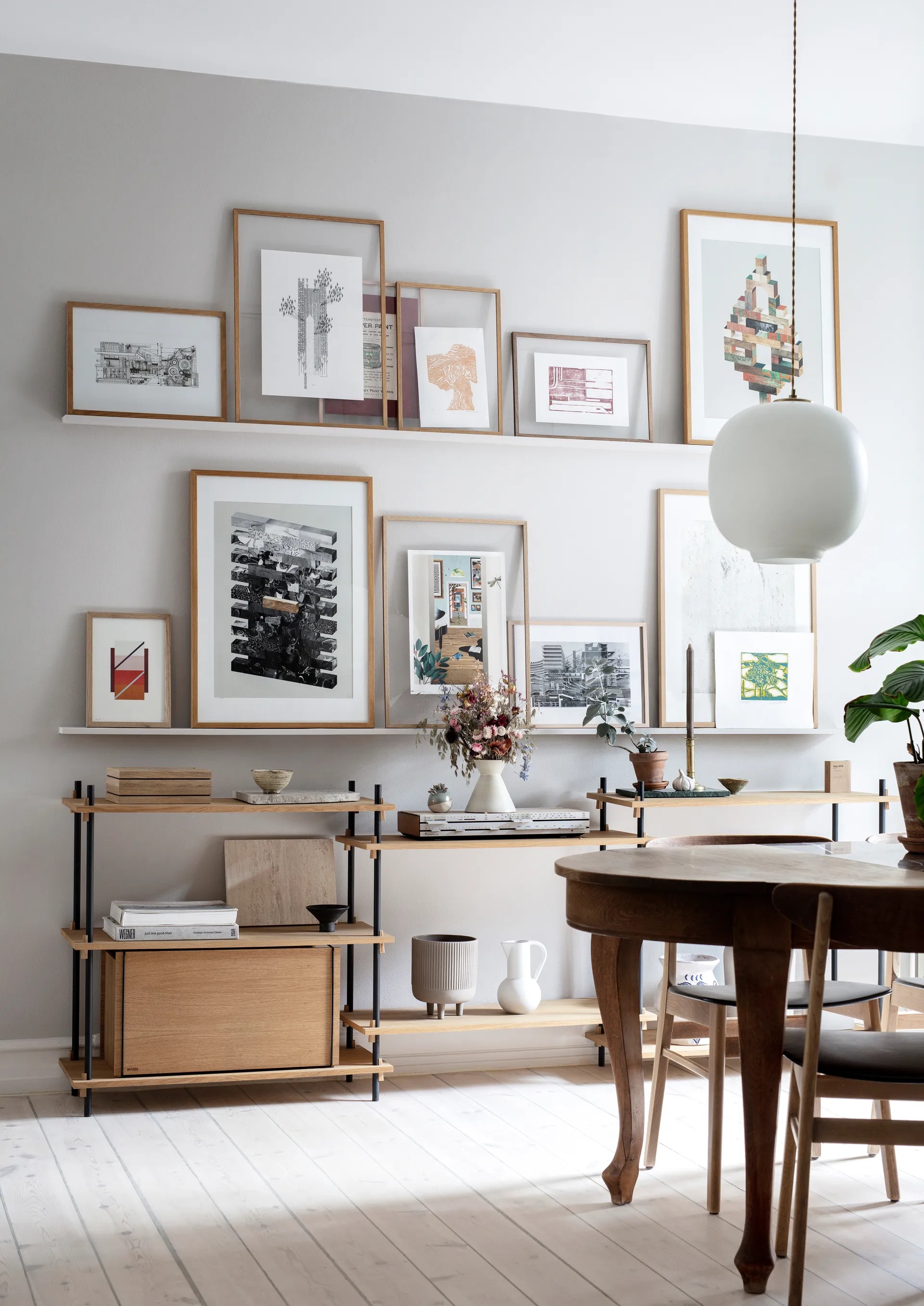 Förvaringslåda ek 33x60 cm, Wood, black MOEBE