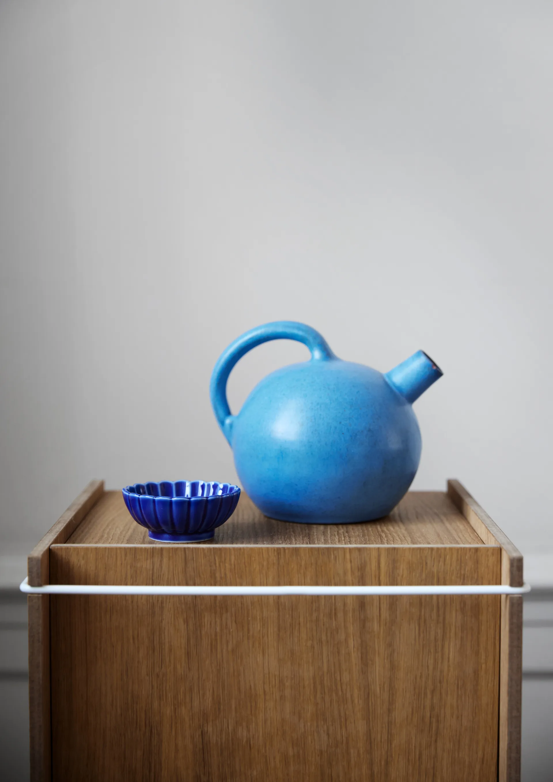 Förvaringslåda ek 33x60 cm, Wood, white MOEBE