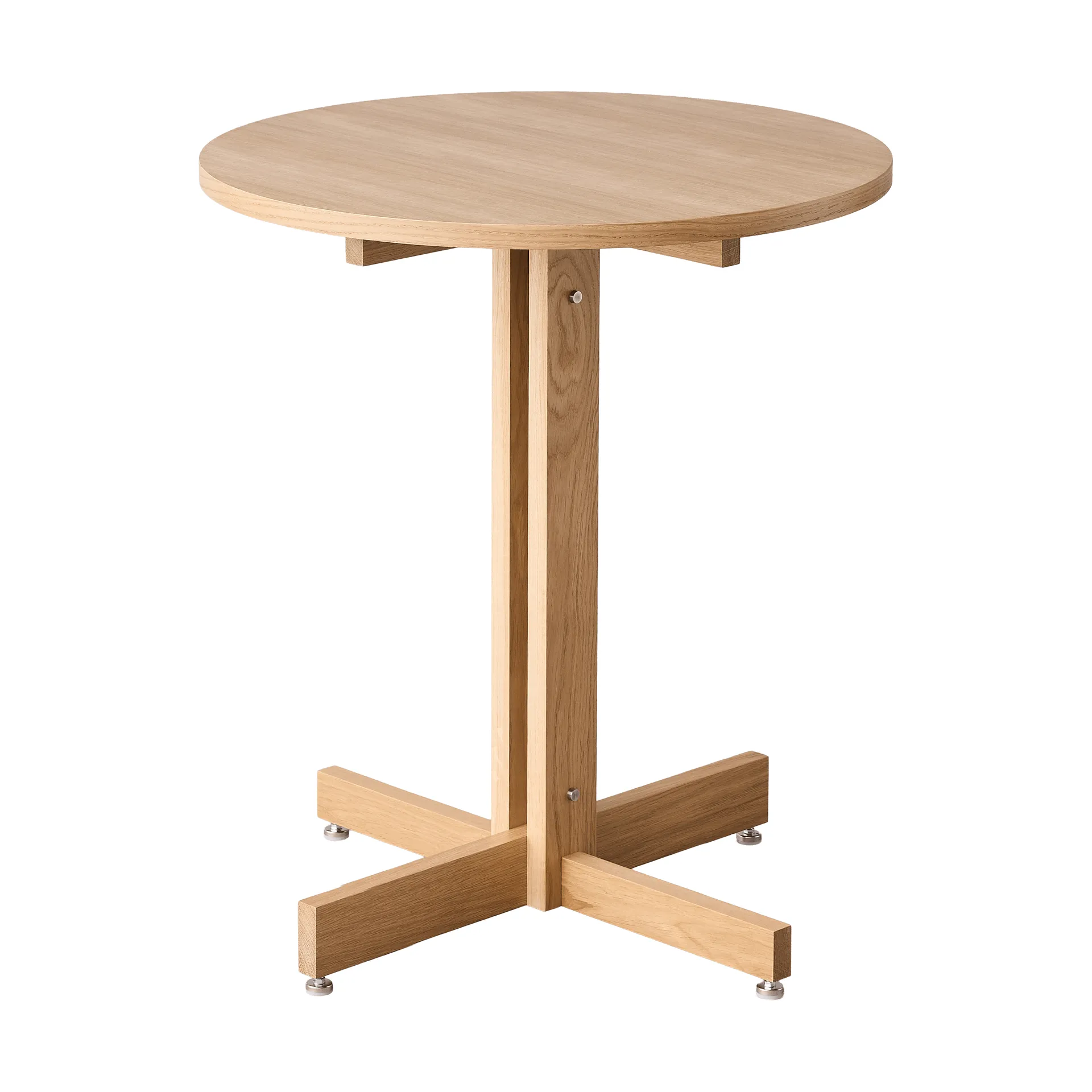 KUMU cafébord, Oljad ek, Ø65 cm MOEBE