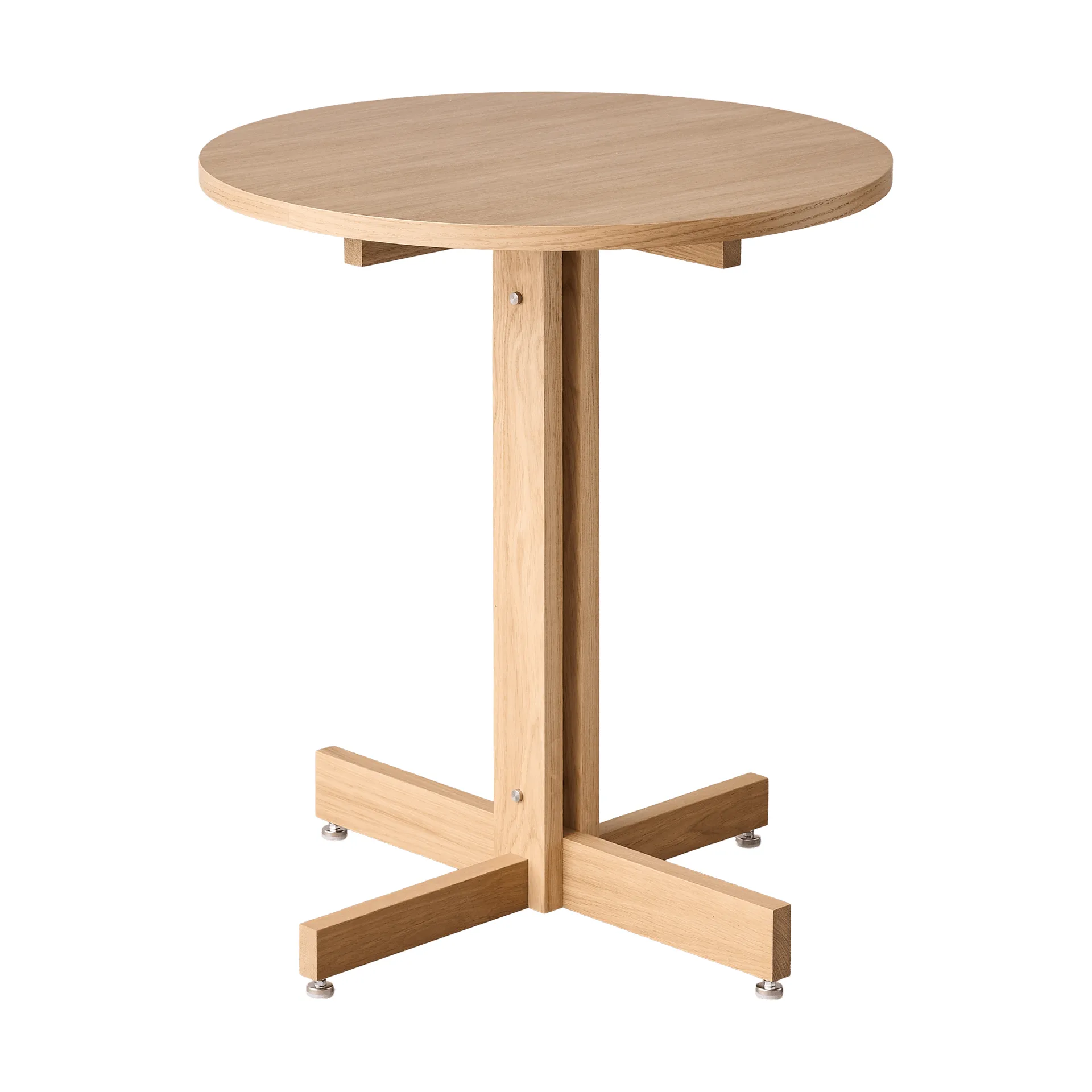 KUMU cafébord, Oljad ek, Ø65 cm MOEBE