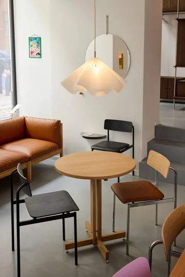 KUMU cafébord - Oljad ek, Ø65 cm - MOEBE
