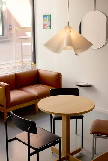 KUMU cafébord - Oljad ek, Ø65 cm - MOEBE