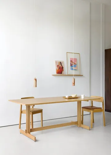 KUMU matbord - Oljad ek, 90x220 cm - MOEBE