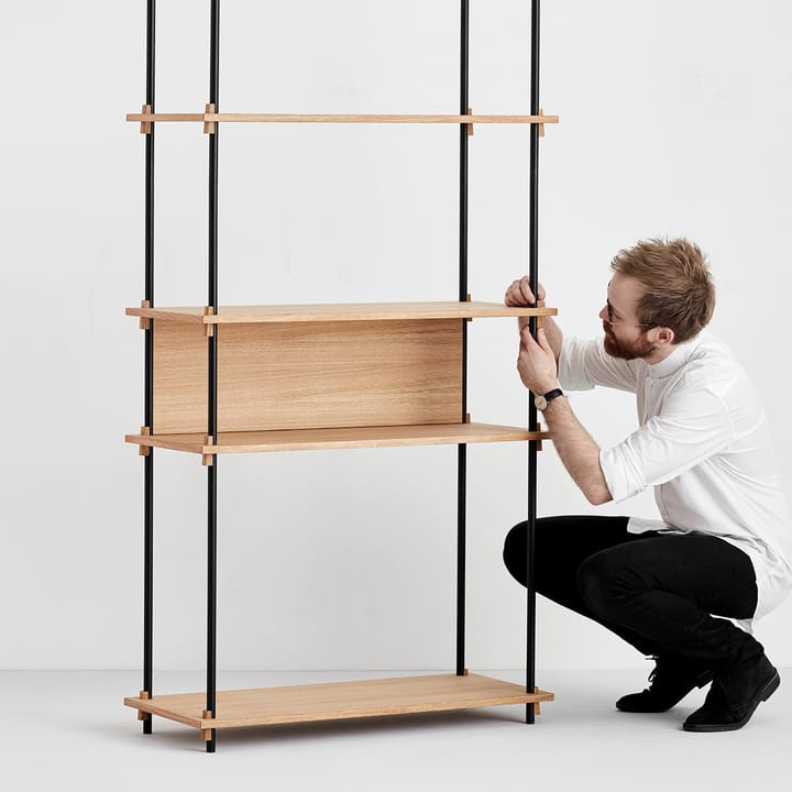 Moebe bakstycke till hylla 85 cm, Oak MOEBE