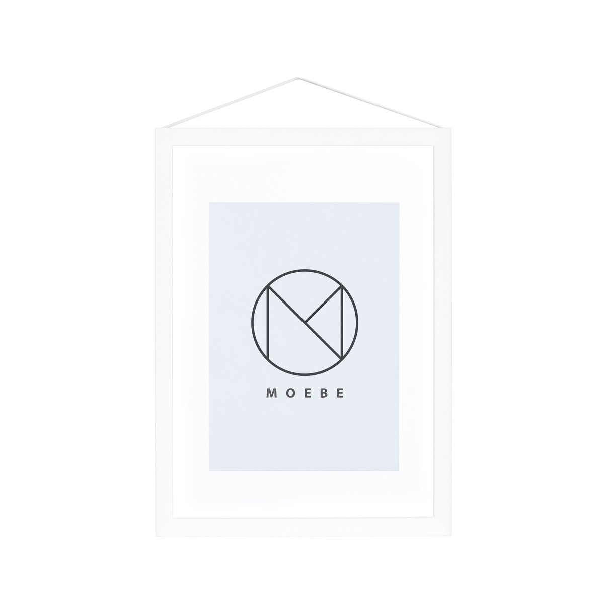 Moebe Frame A5 16,8x23 cm Vit | Skandinavisk Design | Tavelramar | Vit