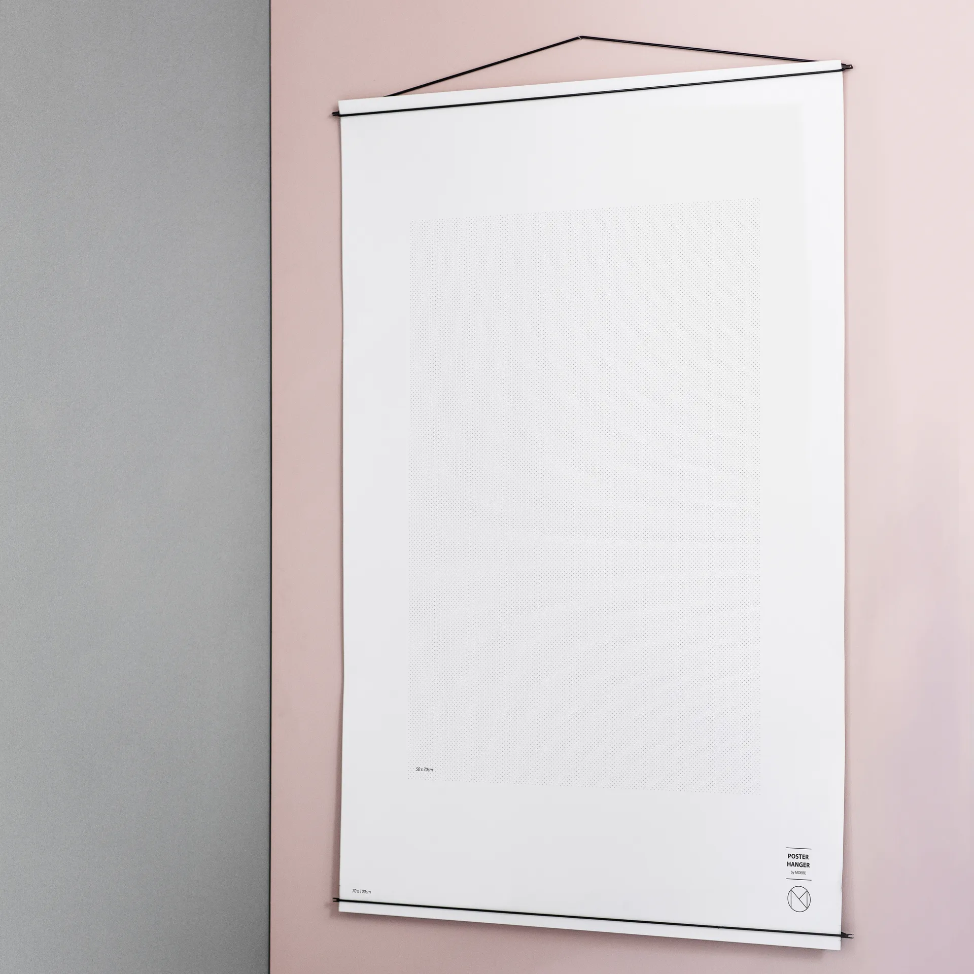 Moebe posterhängare 70x100 cm, Svart MOEBE
