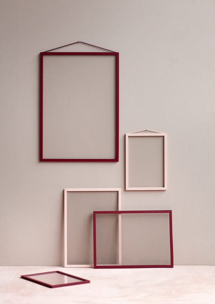 Moebe ram A4 22,6x31,3 cm, Transparent, Pink MOEBE