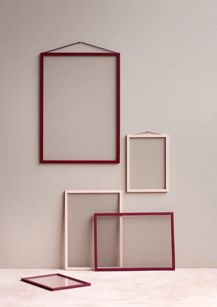 Moebe ram A4 22,6x31,3 cm - Transparent, Pink - MOEBE