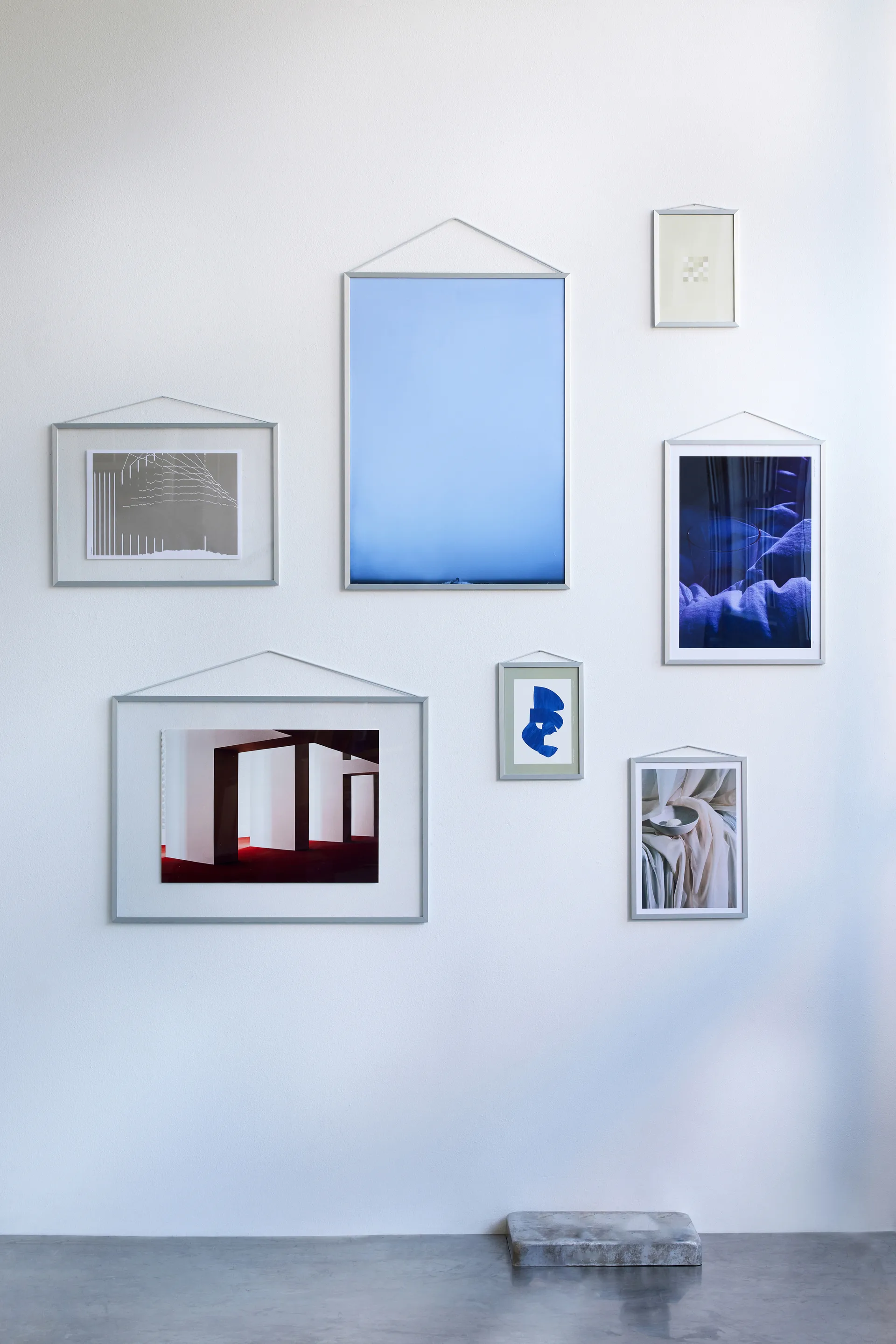 Moebe ram A5 16,5x22,7 cm, Brushed aluminium MOEBE