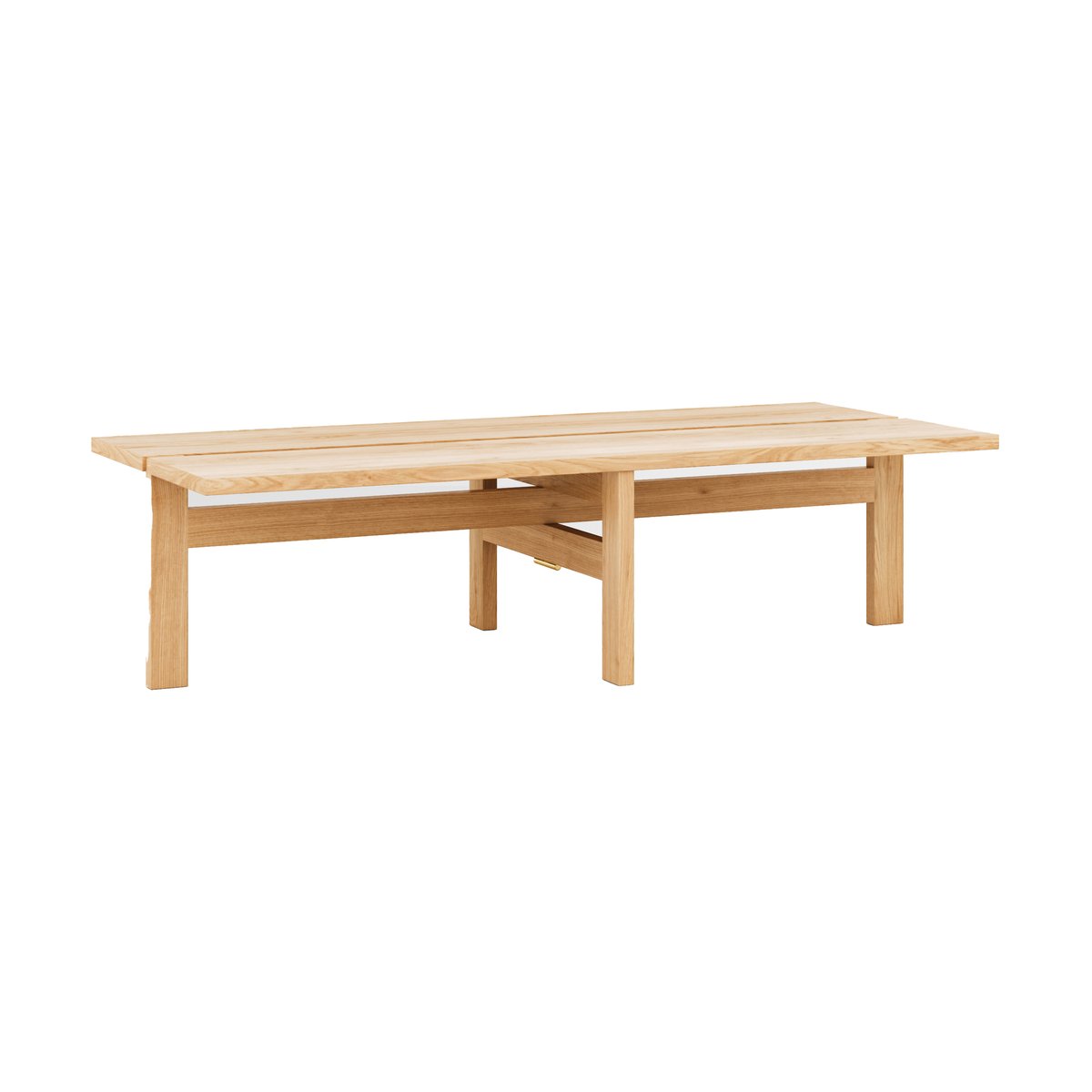 Moebe rectangular coffee table soffbord large Ek | Skandinavisk Design | Soffbord | Brun