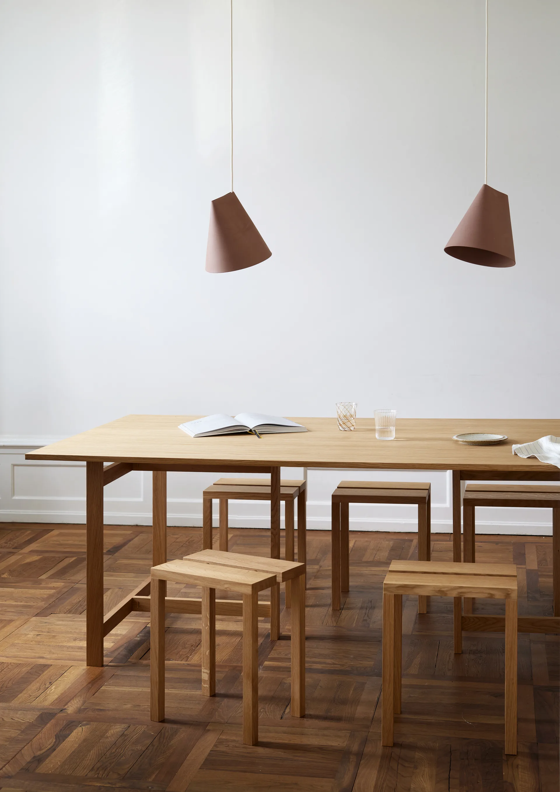 Moebe rectangular dining dable matbord 160x90 cm, Ek MOEBE