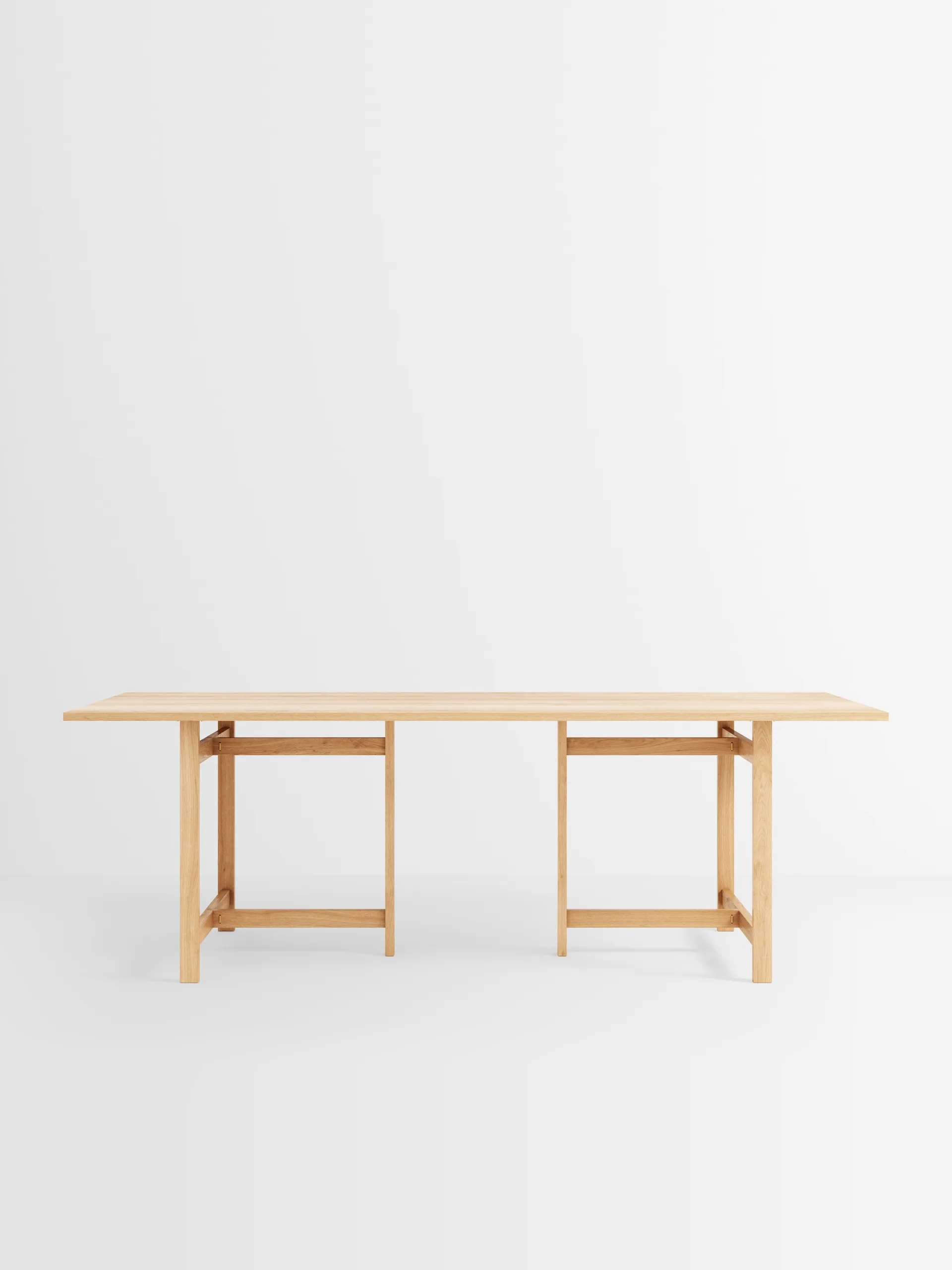 Moebe rectangular dining dable matbord 220x90 cm, Ek MOEBE