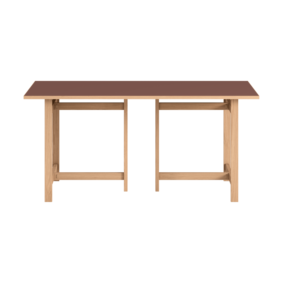 Moebe Rectangular matbord Burgundy, 160x90 cm | Skandinavisk Design | Matbord | Brun