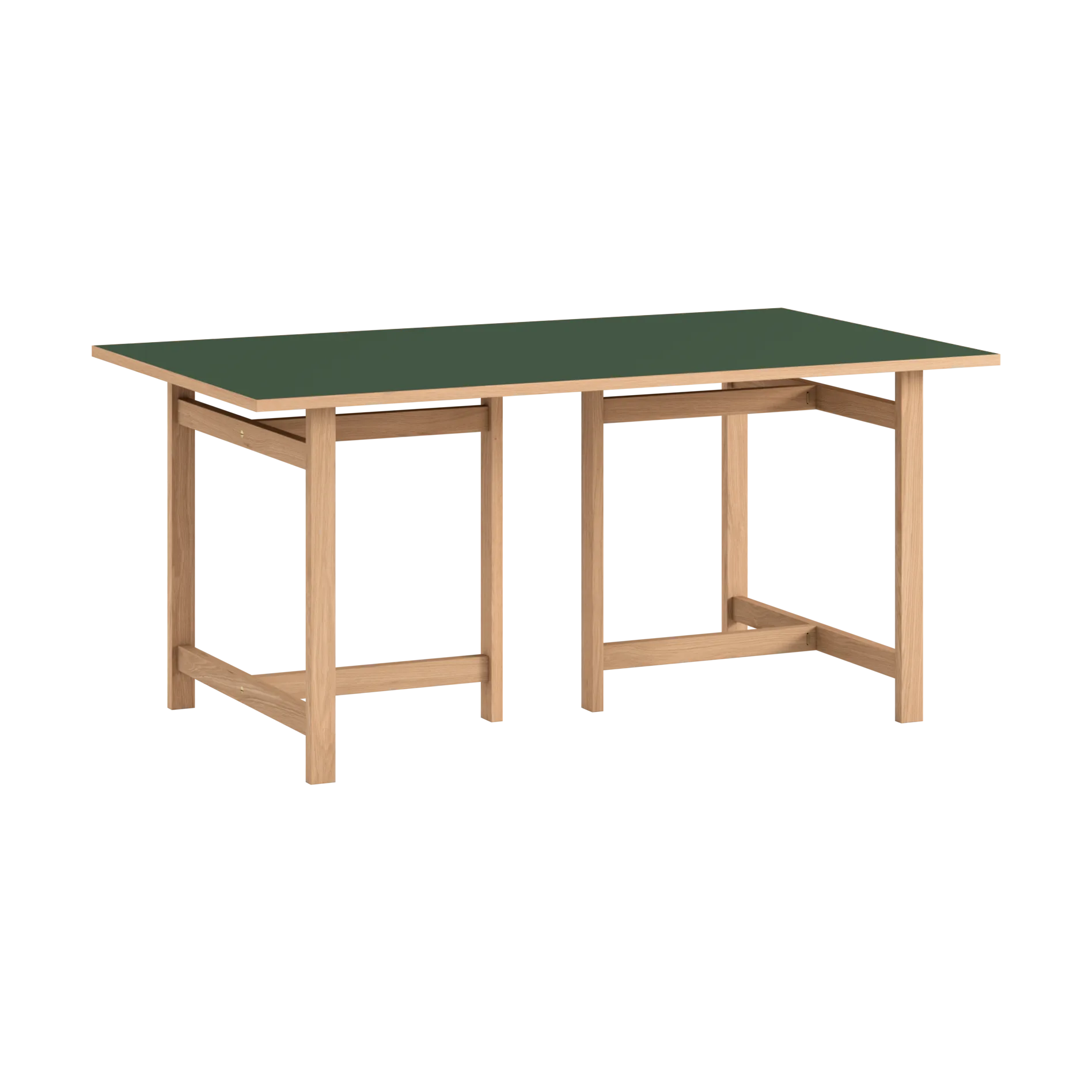 Moebe Rectangular matbord, Green, 220x90 cm MOEBE