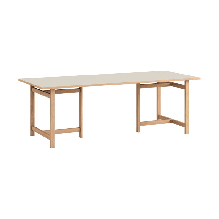 Moebe Rectangular matbord, Light grey, 220x90 cm MOEBE