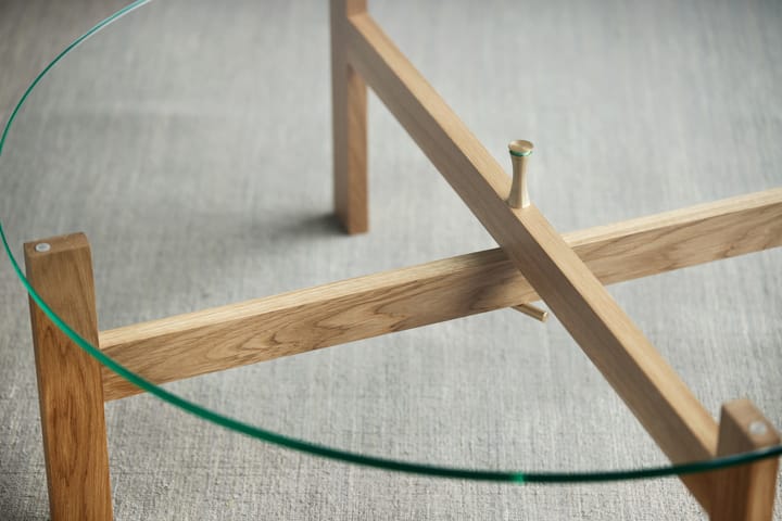 Moebe Round soffbord Ø88 cm, Ek MOEBE