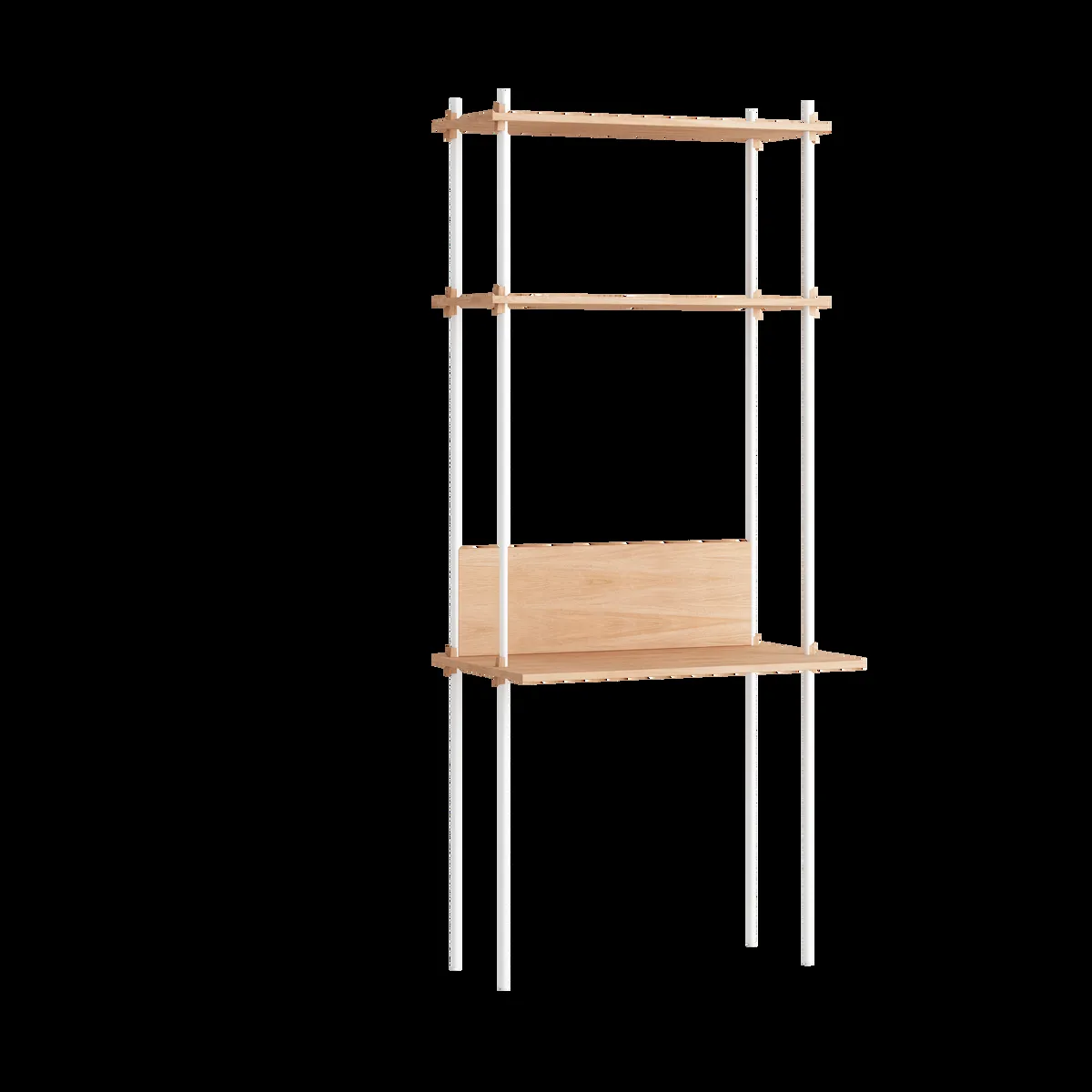 MOEBE Moebe shelving system s.200.1.D Ek-vit