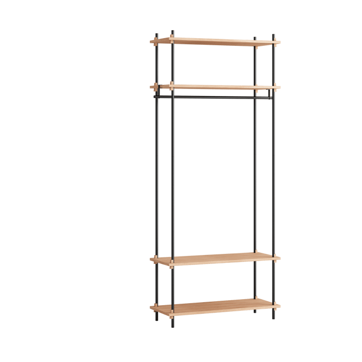 Moebe shelving system s.200.1.F - Ek-svart - MOEBE