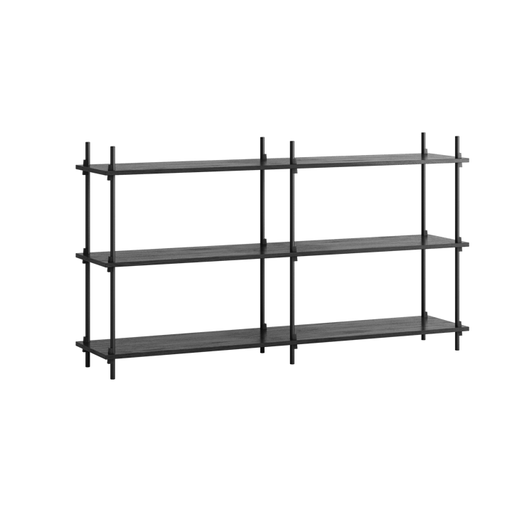 Moebe shelving system s.85.2.B - Svart - MOEBE