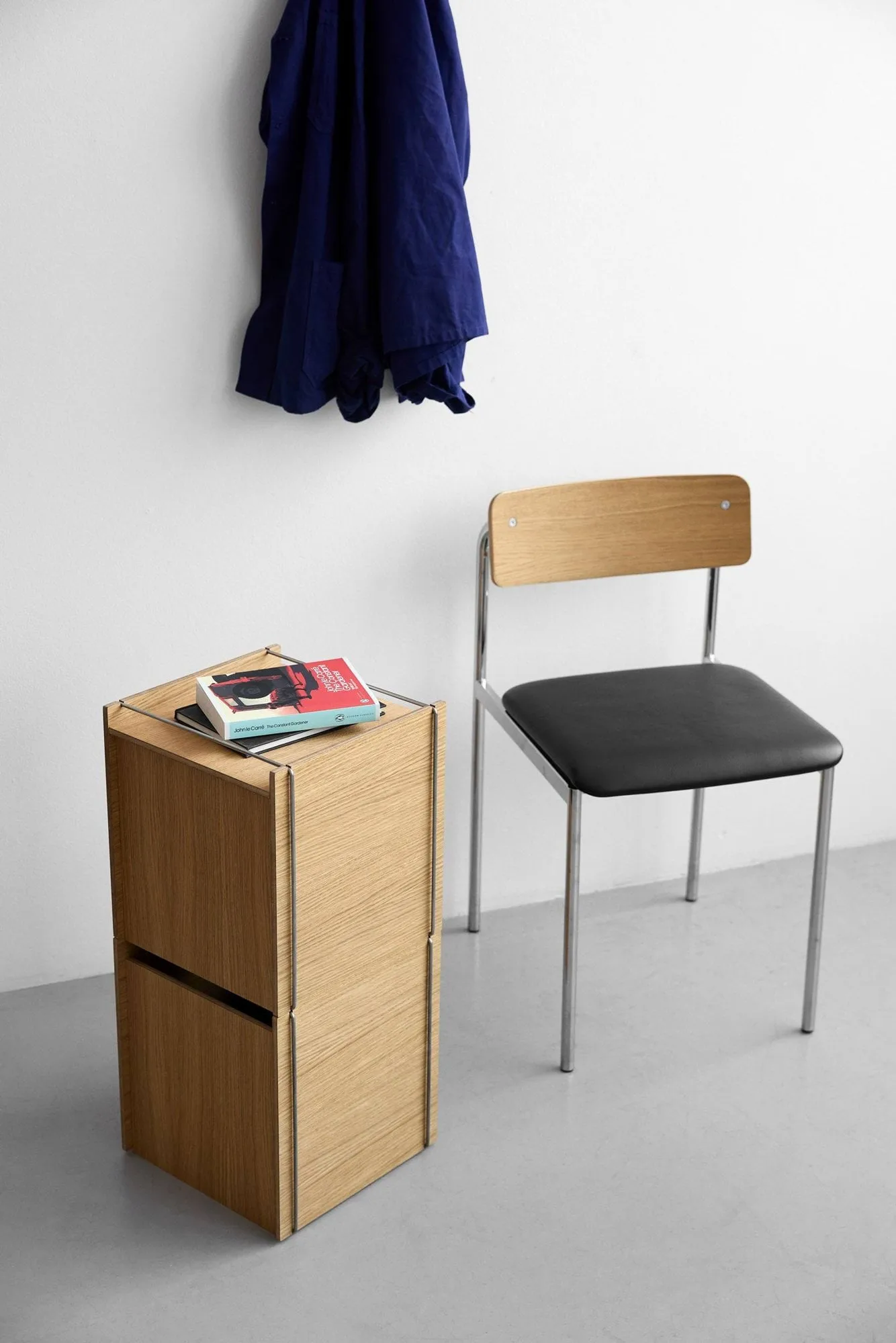 Moebe storage box, Oljad ek-rostfritt stål, square, 33x30x31 cm MOEBE