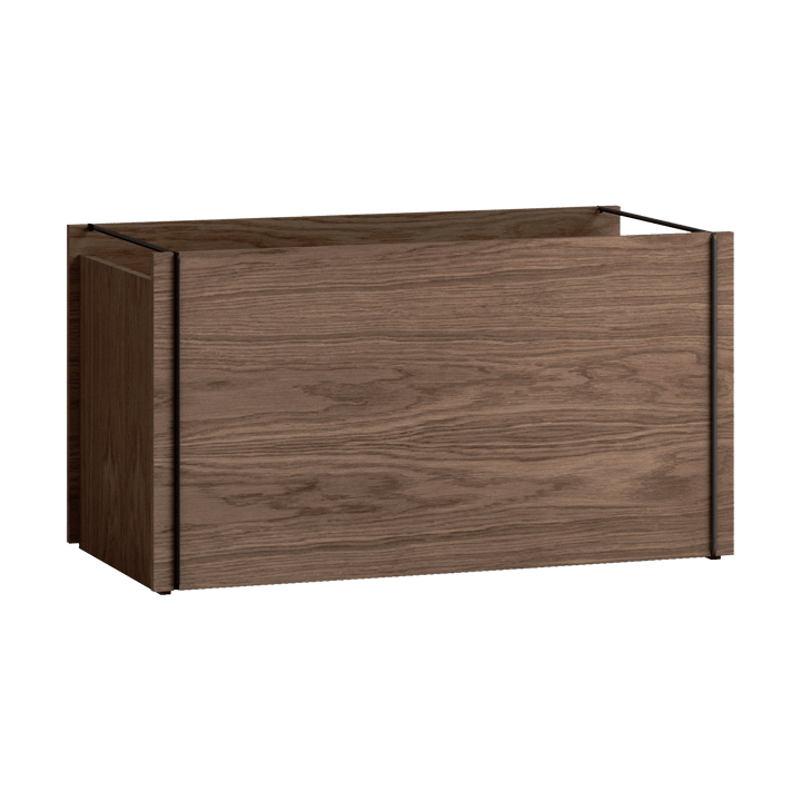 Moebe storage box - Smoked oak-black - MOEBE