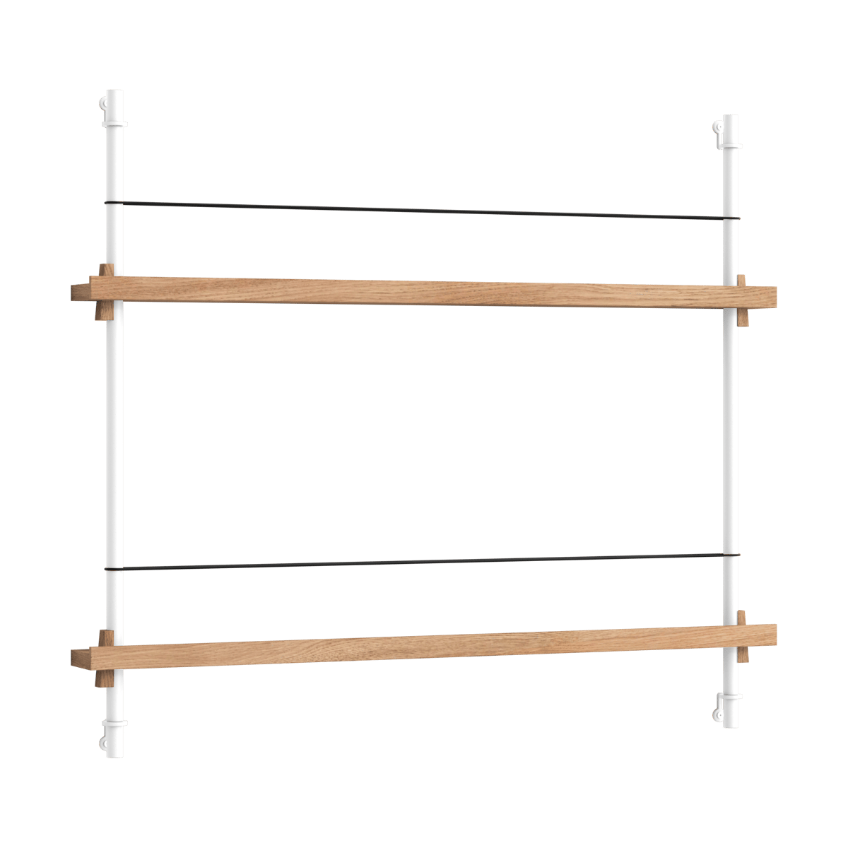 Moebe tidningsställ Oak-white | Skandinavisk Design | Tidningsförvaring | Vit