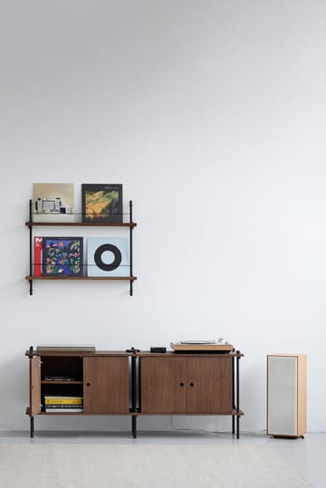 Moebe tidningsställ - Smoked oak-black - MOEBE