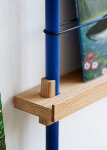 Moebe tidningsställ - Smoked oak-blue - MOEBE