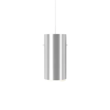 Moebe Tube pendel large Ø14 cm - Borstad aluminium - MOEBE