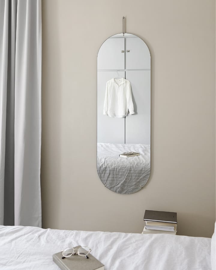 Moebe väggspegel 133 cm, Stainless steel MOEBE