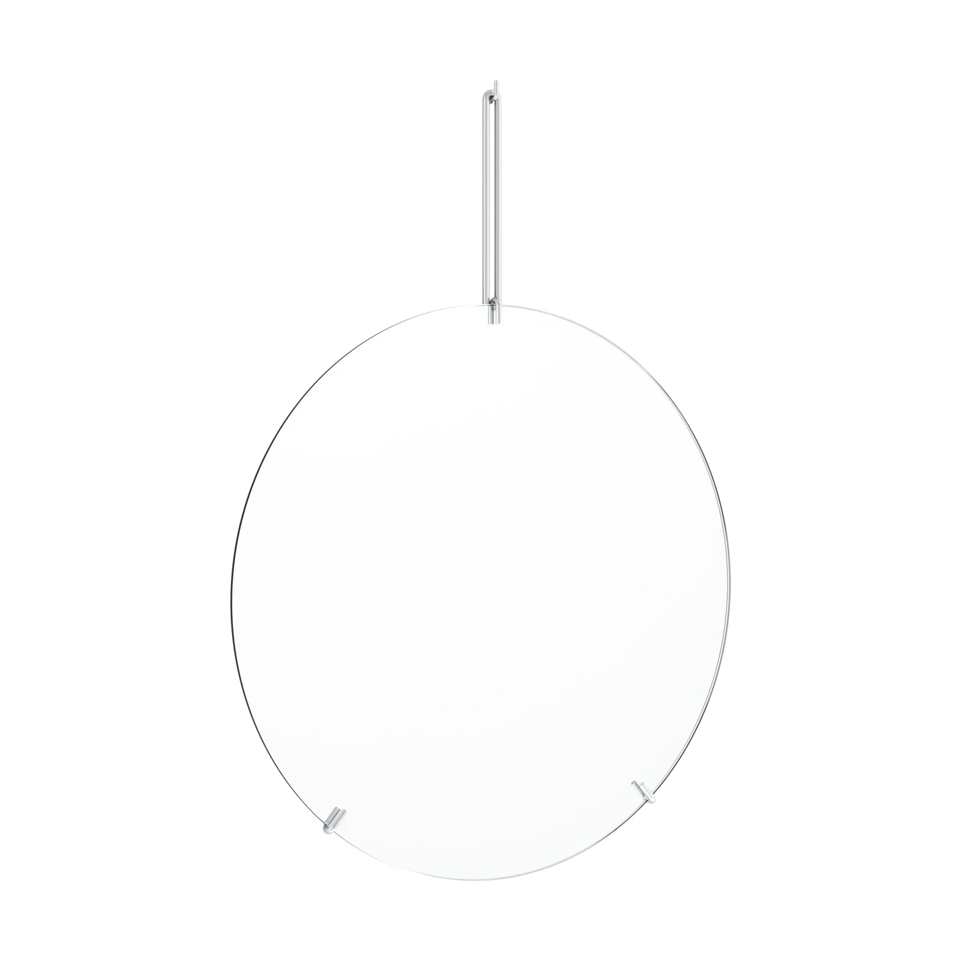 Moebe väggspegel Ø50 cm, Stainless steel MOEBE