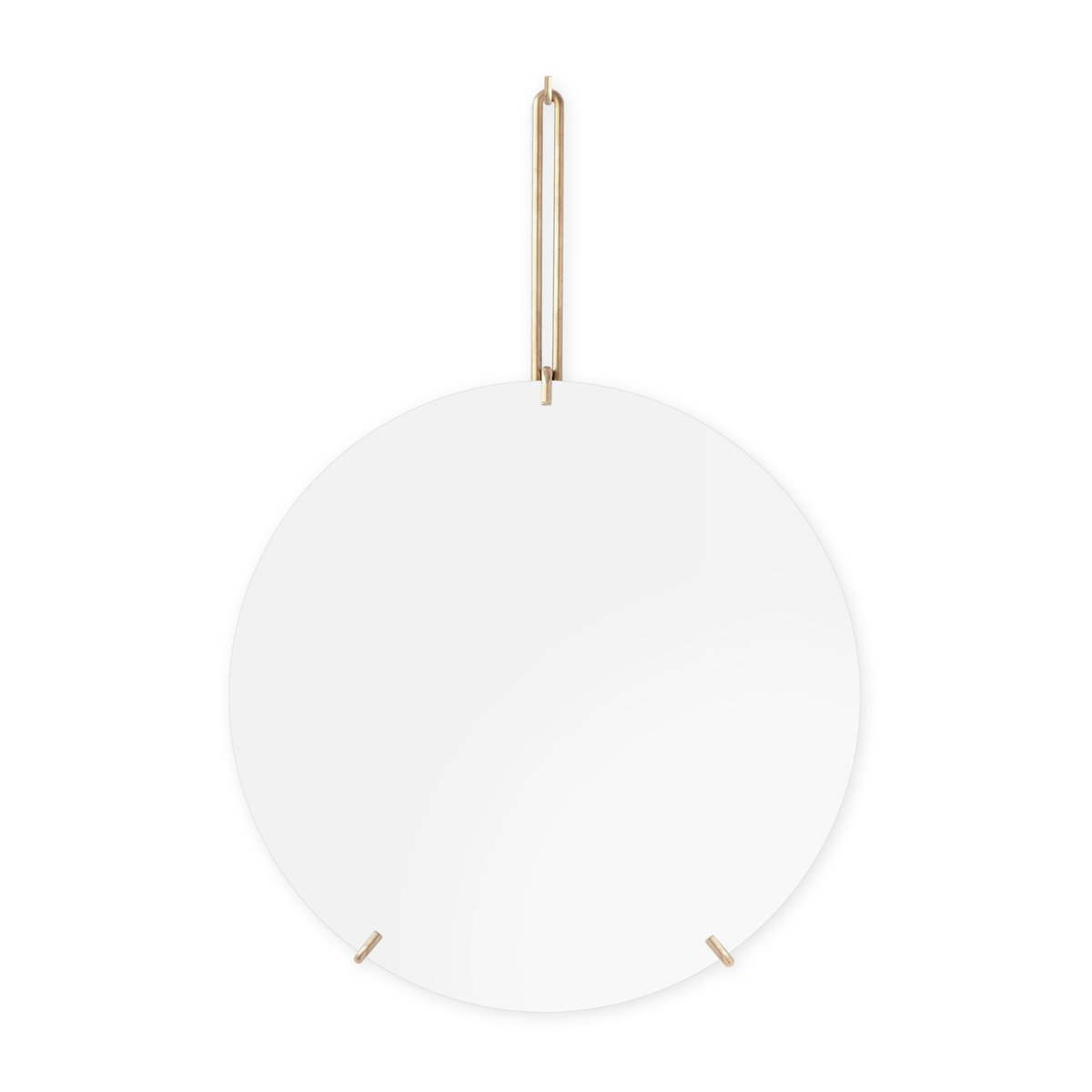 Moebe Wall mirror Ø 30 cm Mässing | Skandinavisk Design | Runda speglar | Guldfärgad