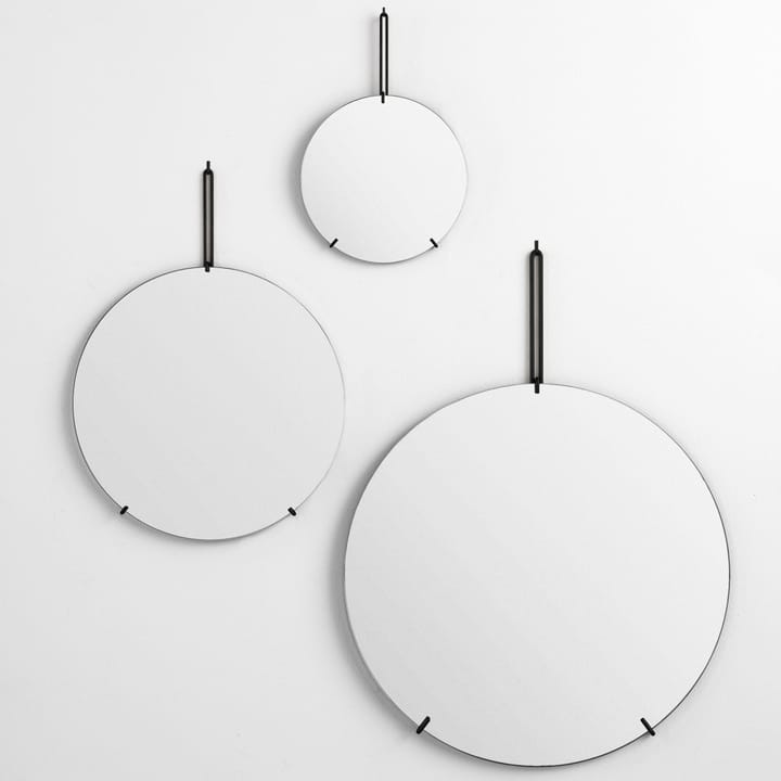 Moebe Wall mirror Ø 50 cm, Svart MOEBE
