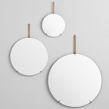 Moebe wall mirror Ø 70 cm - Mässing - MOEBE