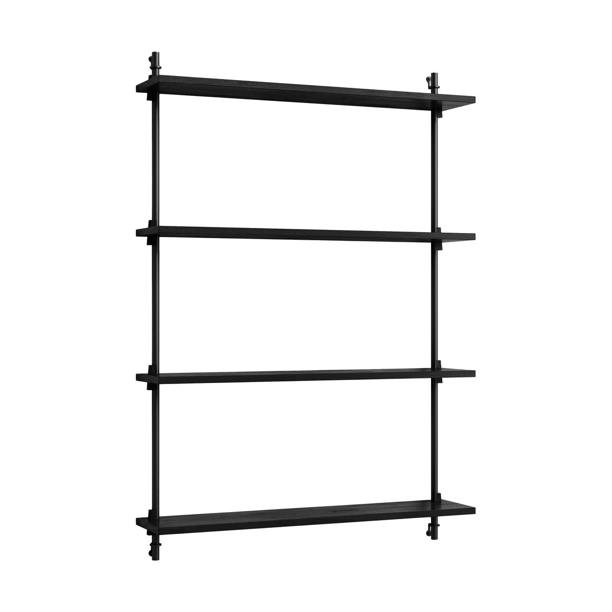 Moebe wall shelving ws.115.1 Svart | Skandinavisk Design | Hyllor & Hyllsystem | Svart