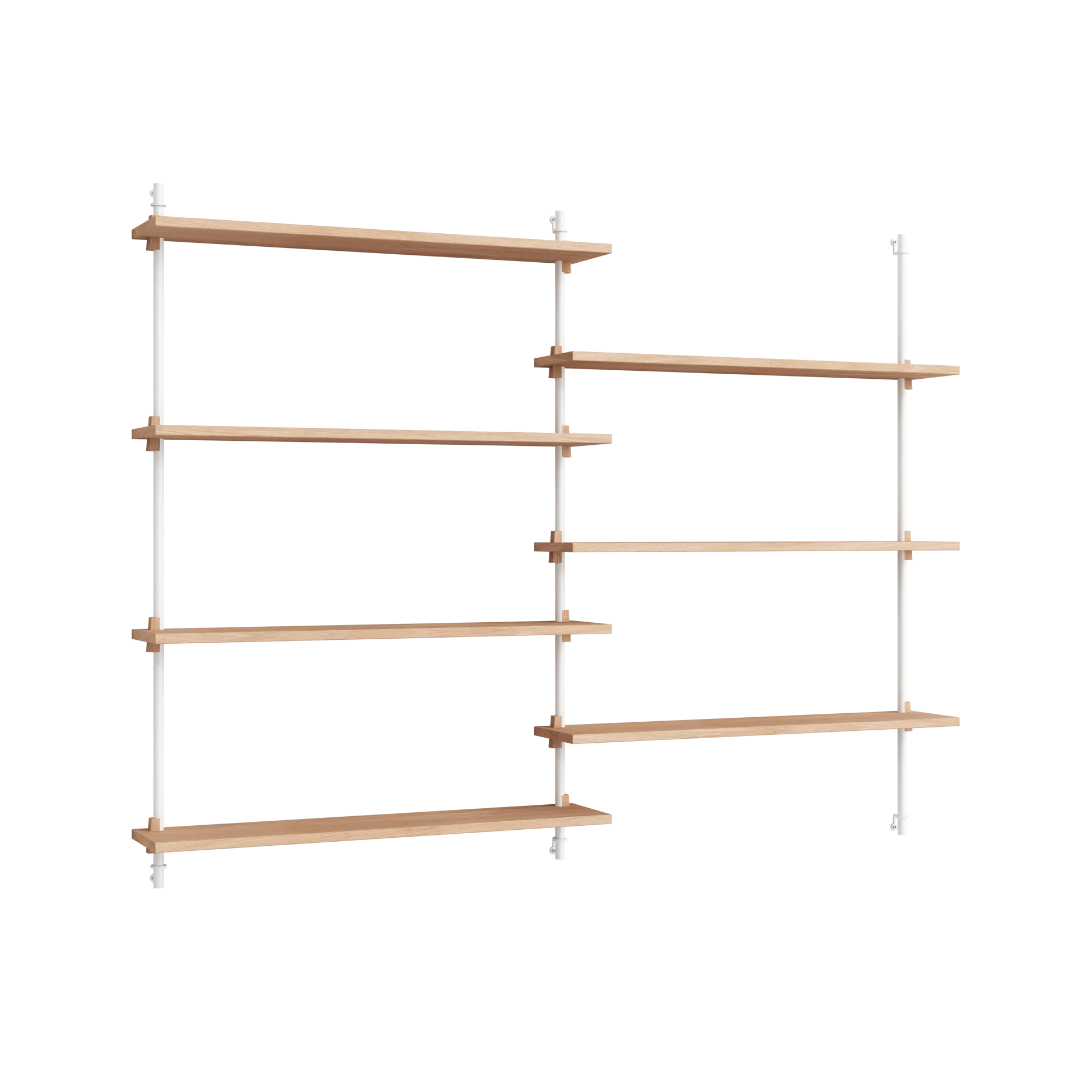 Moebe wall shelving ws.115.2.B, Ek-vit MOEBE