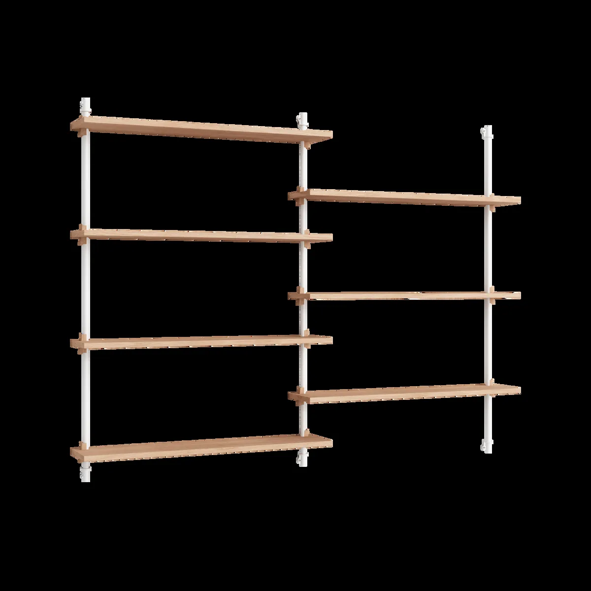 MOEBE Moebe wall shelving ws.115.2.B Ek-vit