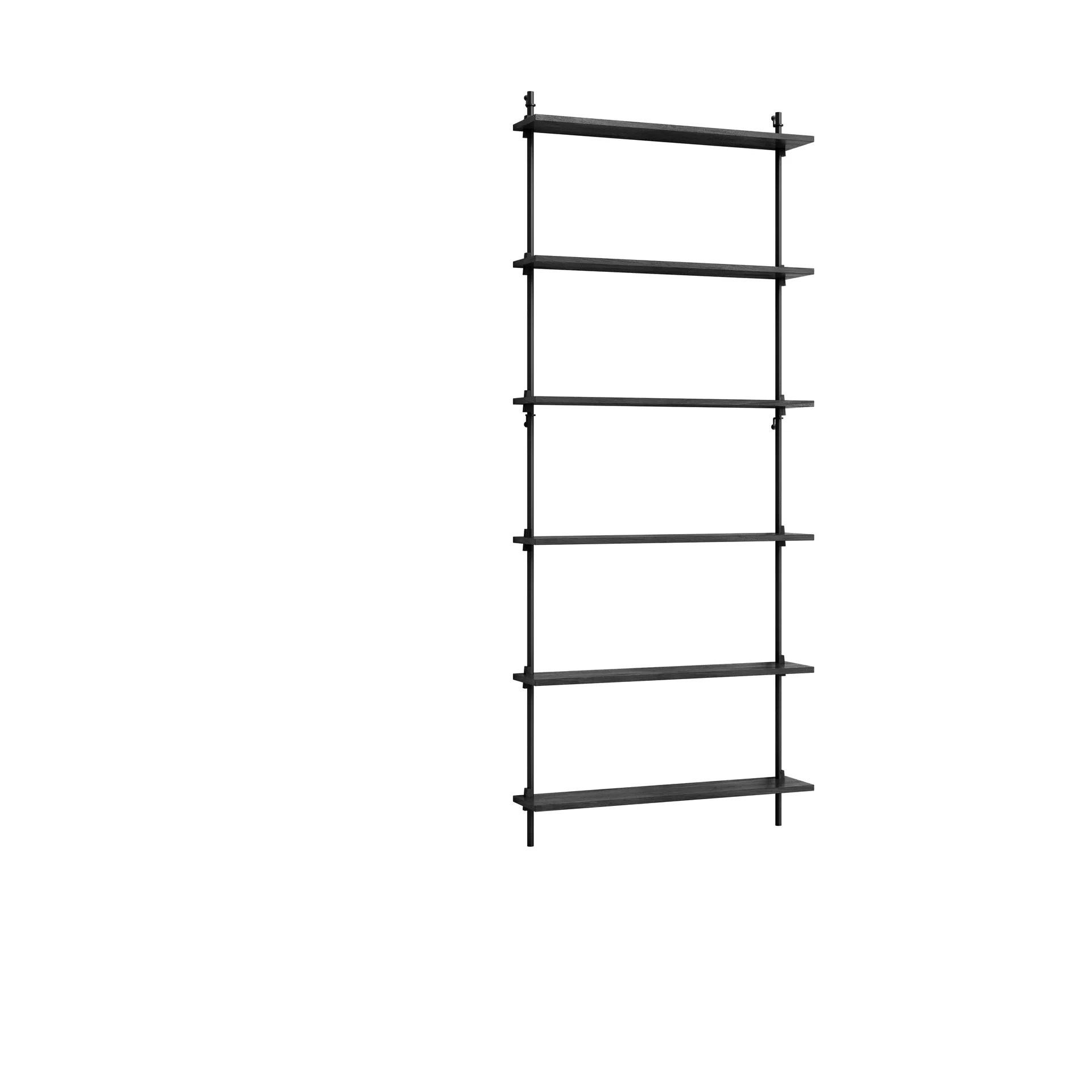 Moebe wall shelving ws.200.1, Svart MOEBE