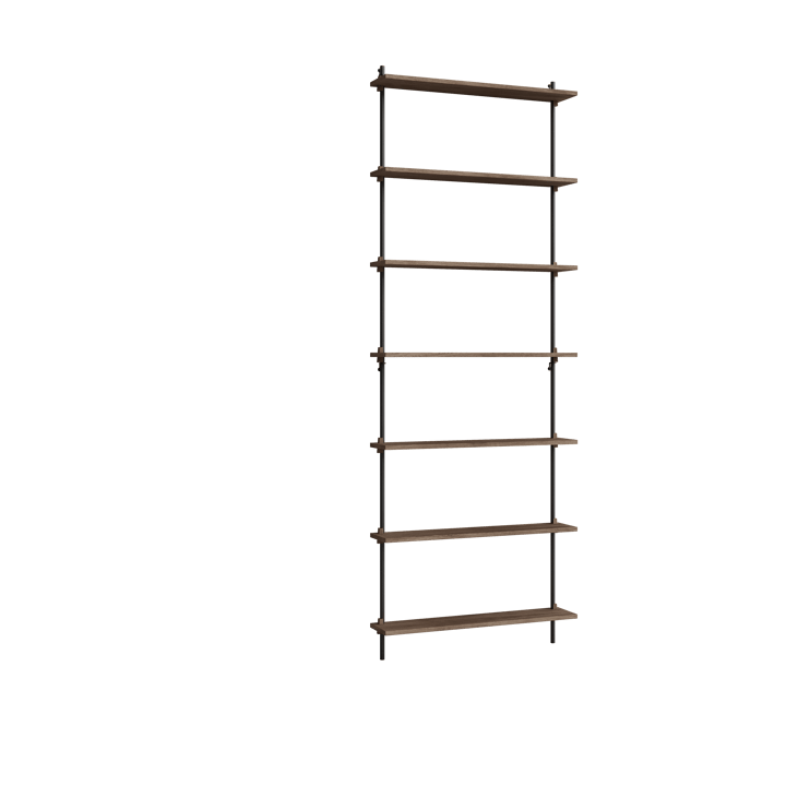 Moebe wall shelving ws.230.1 - Rökt ek-svart - MOEBE