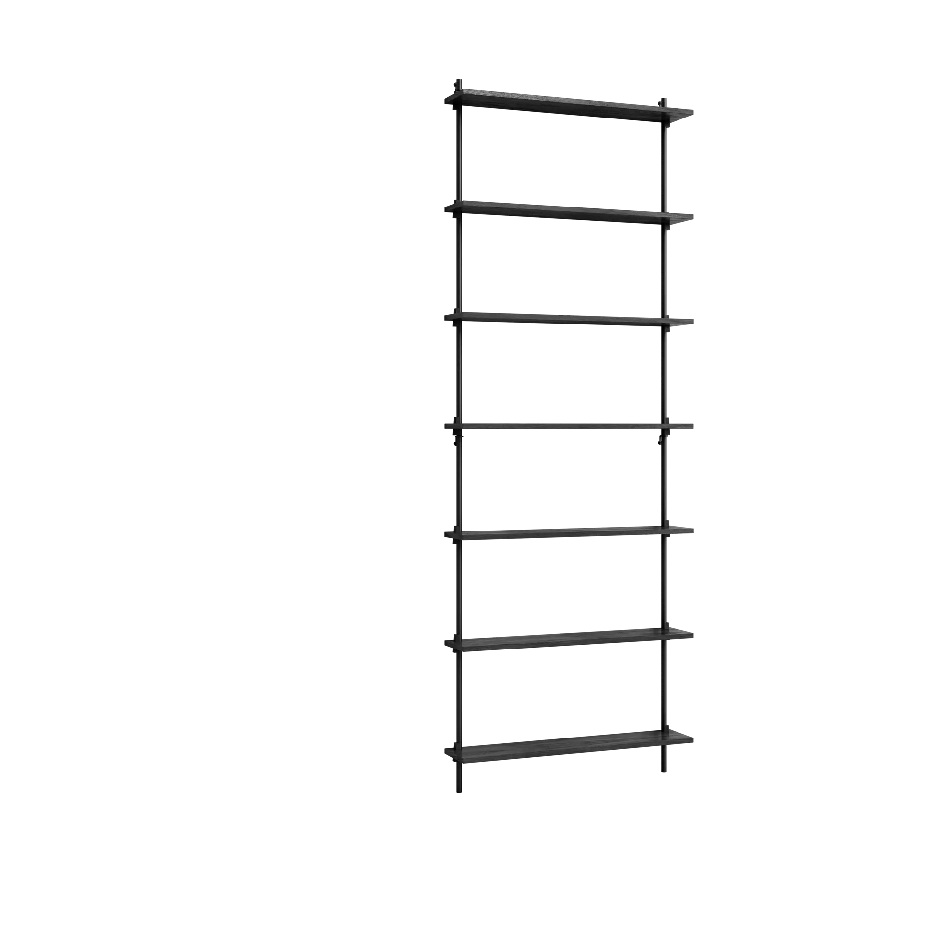 Moebe wall shelving ws.230.1, Svart MOEBE
