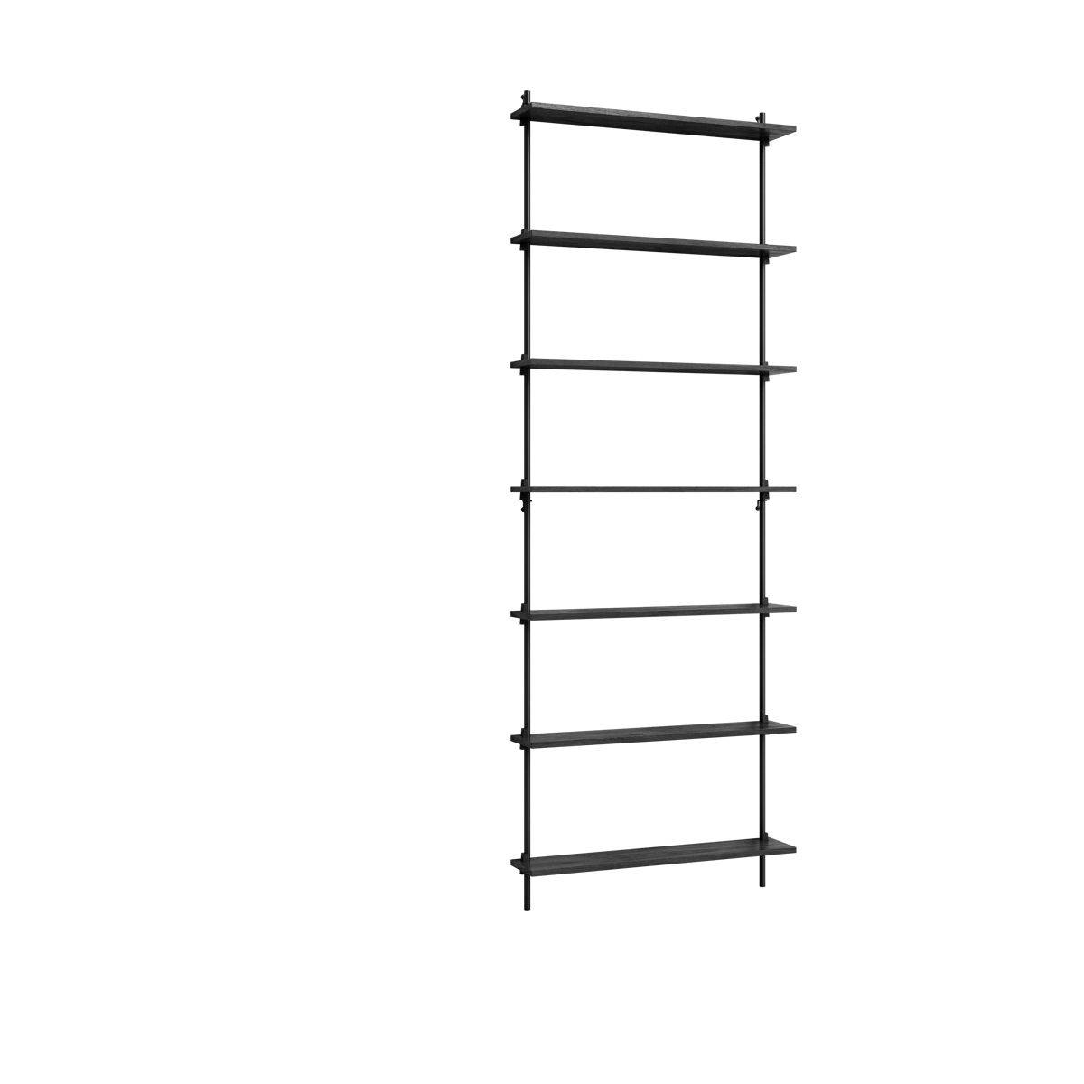 Moebe wall shelving ws.230.1 Svart | Skandinavisk Design | Hyllor & Hyllsystem | Svart