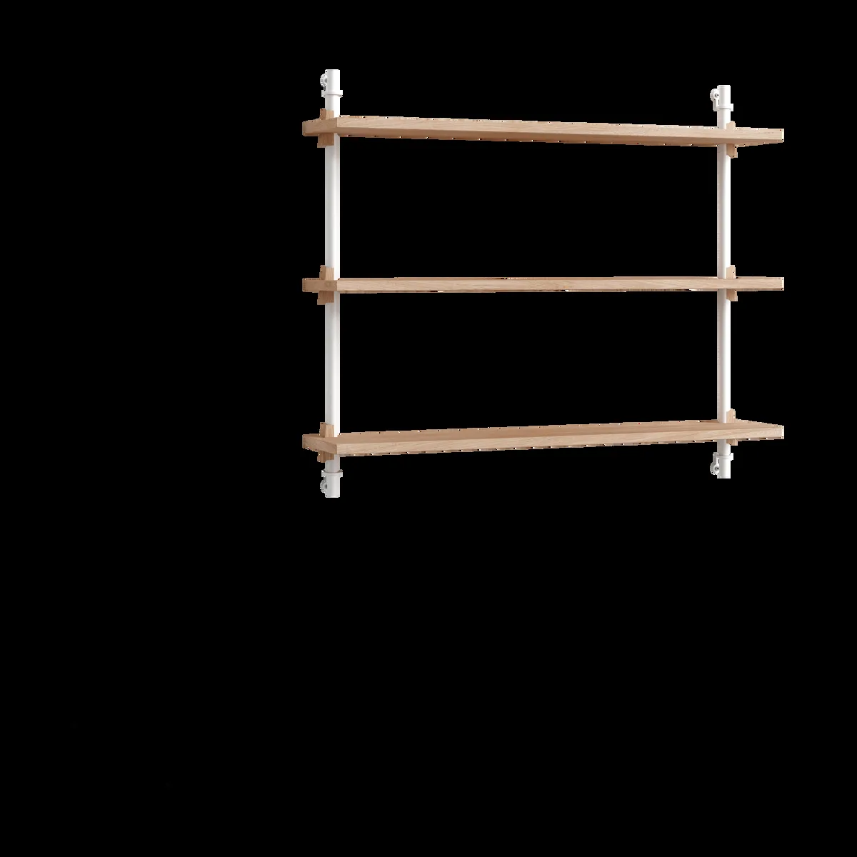 MOEBE Moebe wall shelving ws.65.1 Ek-vit